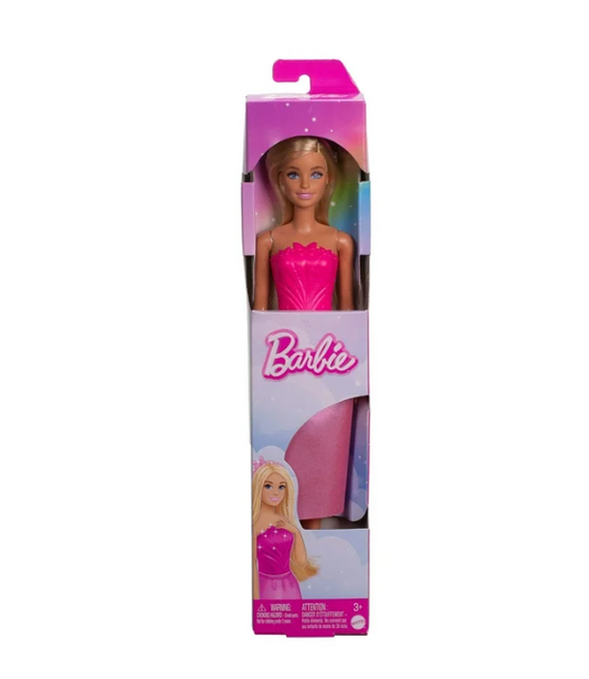 Barbie Royal Fashion con cabello rubio, vestido removible y accesorios