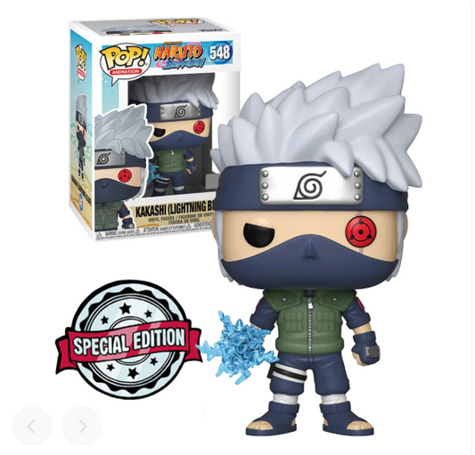 Figura de vinilo Funko Pop Kakashi Hatake Lightning Blade 548 exclusivo Naruto Shippuden original