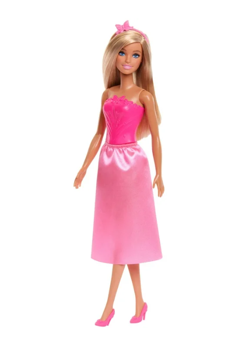 Barbie Royal Fashion con cabello rubio, vestido removible y accesorios
