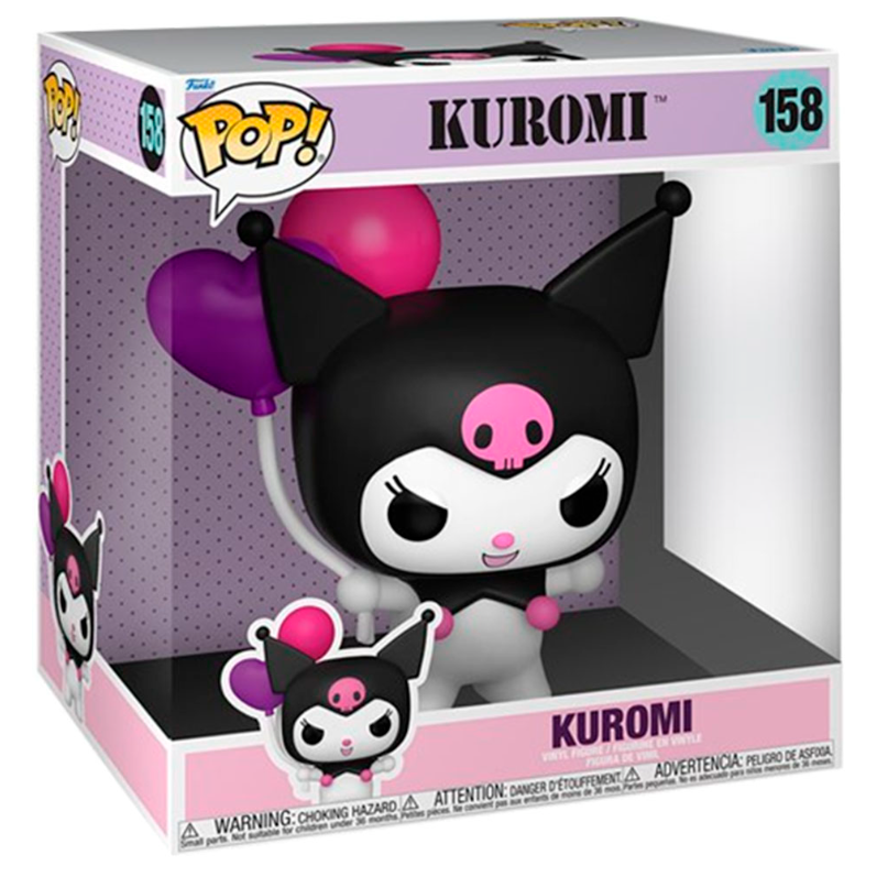 FUNKO POP HELLO KITTY - KUROMI 158 (SUPER SIZED 10")